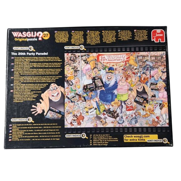 Wasgij? Original 27- 20th Party Parade! Jigsaw Puzzle 1000 Piece Extra Puzzle - Picture 2 of 7